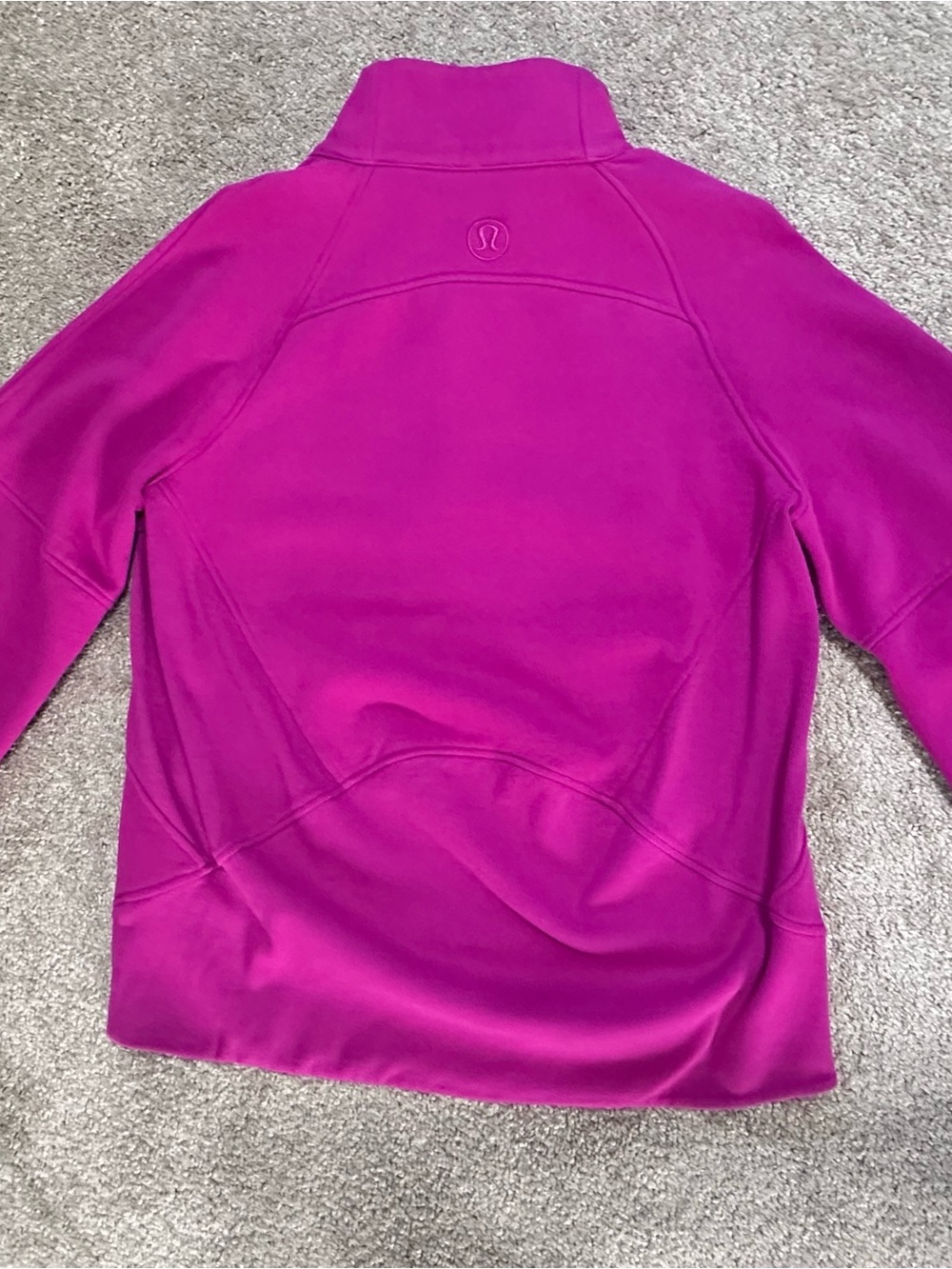 Lululemon Scuba Oversized Funnel Neck Half Zip XS/S Ripened Raspberry - Picture 4 of 7